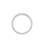 LADIES RING 0.20CT ROUND DIAMOND 14K WHITE GOLD - Image 2