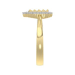 LADIES RING 0.20CT ROUND DIAMOND 10K YELLOW GOLD - Image 3