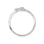Ladies Elysian Heart Ring 0.15Ct Round Diamond Sterling Silver White � Romantic Fine Jewelry For Women - Image 2