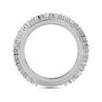 MEN'S BAND 2.00CT ROUND DIAMOND 10K WHITE GOLD - Image 2