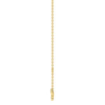 LADIES NECKLACE 0.15CT ROUND DIAMOND 14K YELLOW GOLD - Image 2