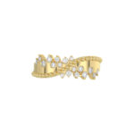 LADIES RING 0.50CT ROUND DIAMOND 14K YELLOW GOLD - Image 5