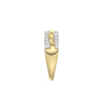 LADIES RING 0.50CT ROUND DIAMOND 14K YELLOW GOLD - Image 4