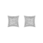 0.25 Ct Round Diamond Earrings For Women In Sterling Silver Stylish Ladies Jewelry Gift