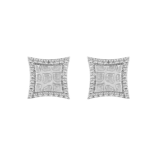 0.25 Ct Round Diamond Earrings For Women In Sterling Silver Stylish Ladies Jewelry Gift