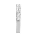 LADIES BAND 1.00CT ROUND DIAMOND 14K WHITE GOLD (SI QUALITY) - Image 3