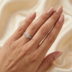 LADIES RING 0.20CT ROUND DIAMOND 10K YELLOW GOLD - Image 6