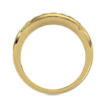 MEN'S BAND 0.50CT ROUND DIAMOND 10K YELLOW GOLD - Image 2
