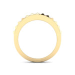 MEN'S BAND 2.00CT ROUND DIAMOND 10K YELLOW GOLD - Image 2