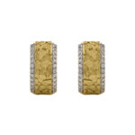 LADIES EARRINGS 0.33CT ROUND DIAMOND 10K YELLOW GOLD