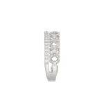 LADIES RING 0.20CT ROUND DIAMOND 14K WHITE GOLD - Image 3