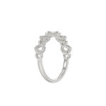 LADIES RING 0.15CT ROUND DIAMOND 14K WHITE GOLD - Image 4
